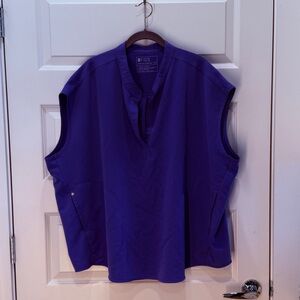 Figs Rafaela Oversized Scrub Top - Blueberry - 4XL